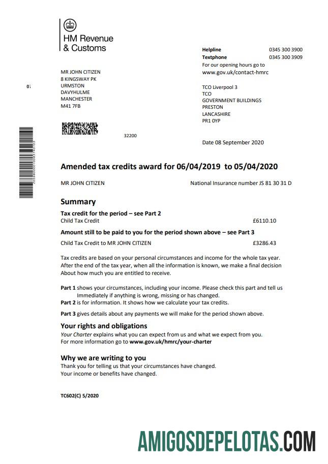 Receita de HM e créditos fiscais aduaneiros modelo